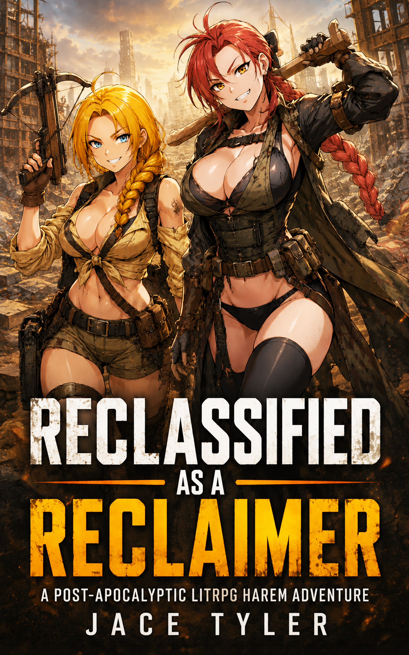 Reclassified as a Reclaimer: A Post-Apocalyptic LitRPG Harem Adventure book cover